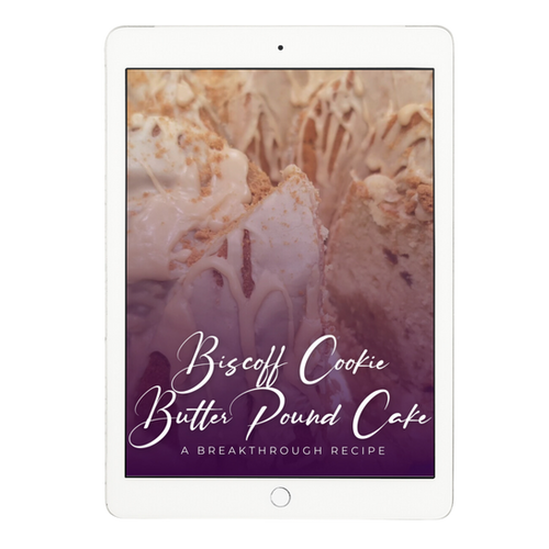 Biscoff Cookie Butter Pound Cake Recipe Savory & Sweet Treat