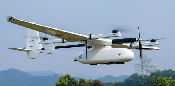 A Fixed-wing hybrid SAR-embedded drone