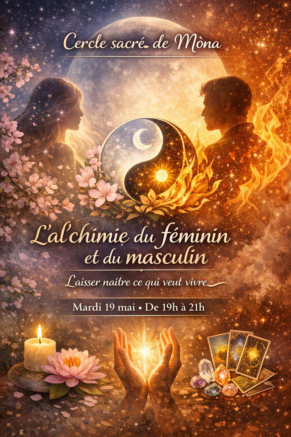 Cercle Sacré : « L’alchimie du féminin et du masculin – laisser naître ce qui veut vivre »