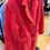 Thumbnail: Red Wool 3/4 LengthCoat