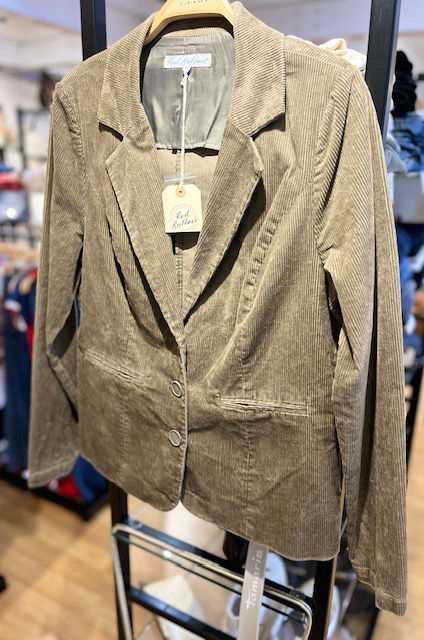 Khaki Soft Cord Jacket