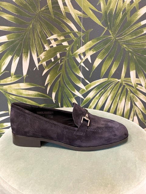 Soft Navy Suede Loafer