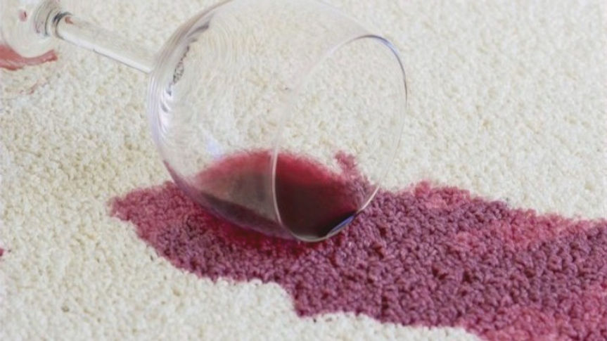 Cleaning spilt wine on carpet in Petal, MS