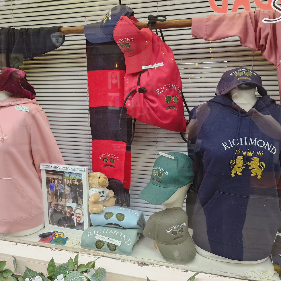 Souvenir Shop selling Ted Lasso items in Richmond London