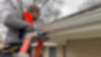 Legacy Gutters NWA Owner (Scott) doing an install