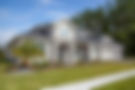 Gray Stone House with Palm Tree