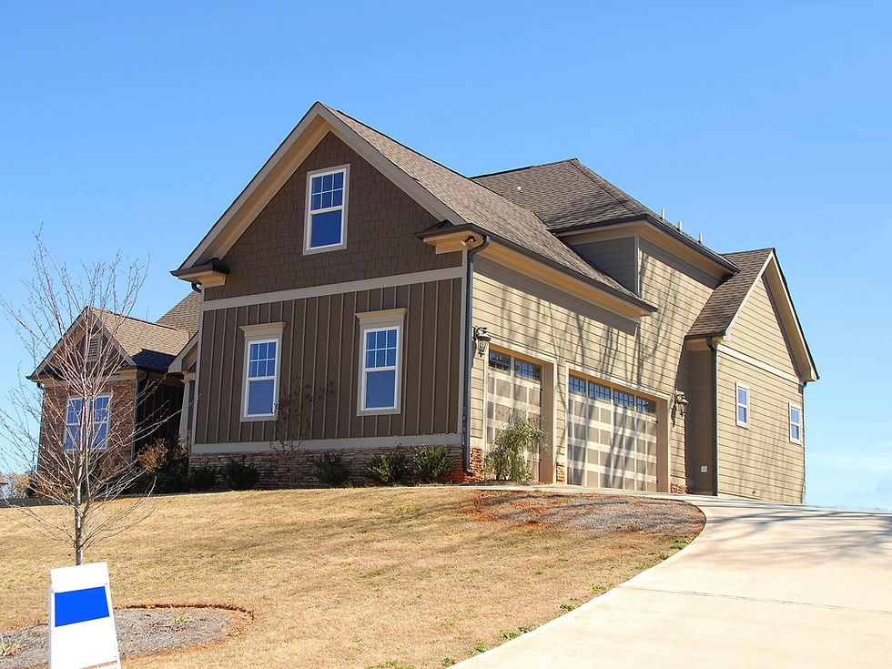 Brown House on a Hill
