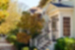 Front Porch Steps with Trees