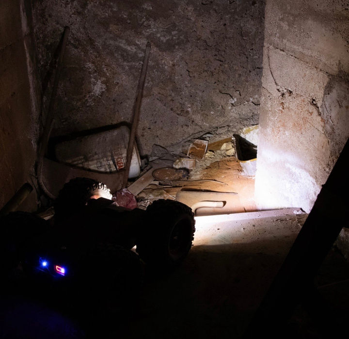 Crawlspace Inspection Robot View