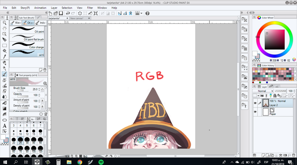 CMYK Profile on Clip Studio