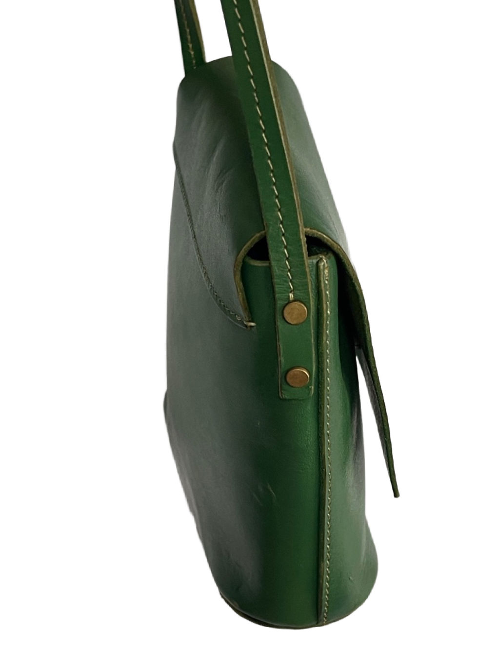 Thumbnail: Green leather bag, size S