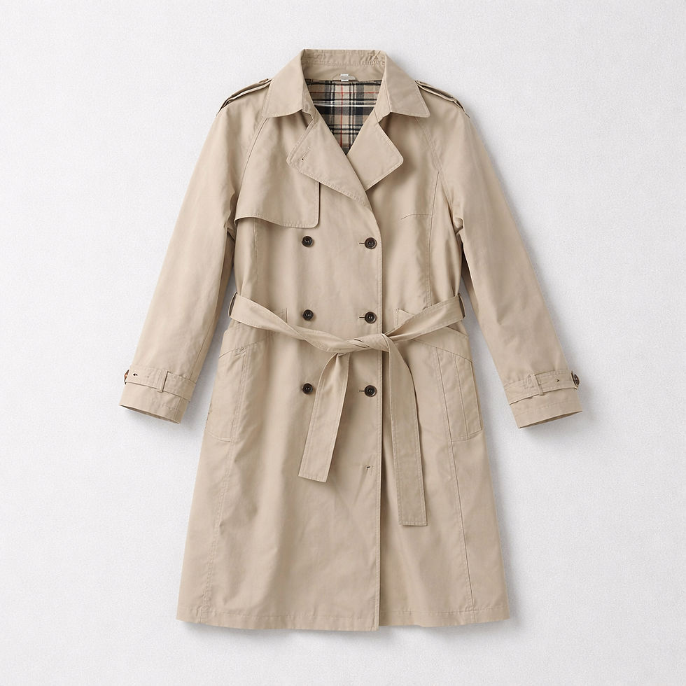 Thumbnail: Beige Trench coat, size 16