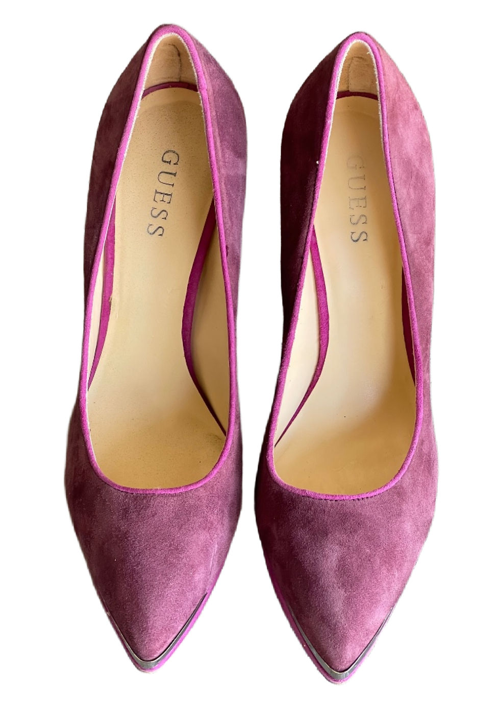 Thumbnail: Guess suede leather shoes, size 8