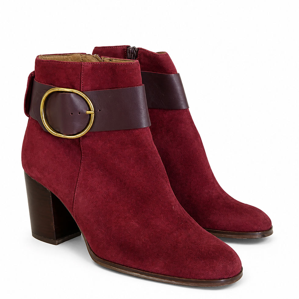 Thumbnail: New look leather boots, size 4