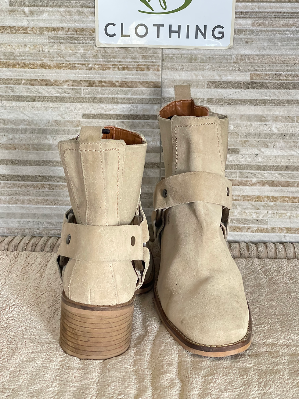 Thumbnail: Next signature suede boots, size 5