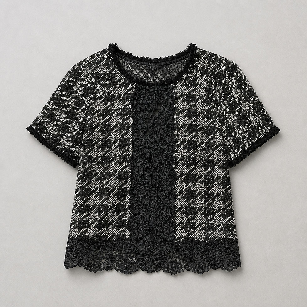 Thumbnail: Rick Cardona tweed top, size 10