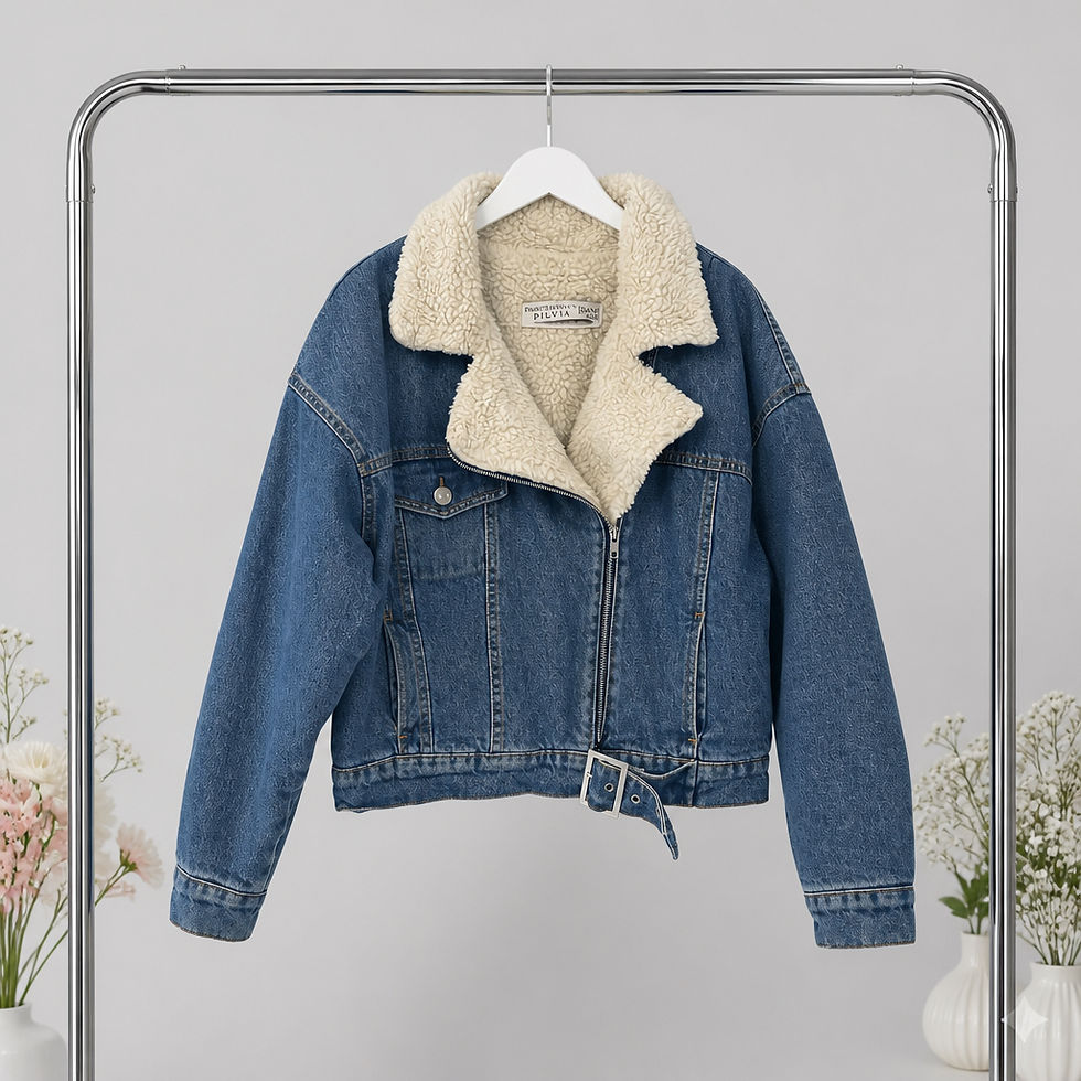 Thumbnail: Delvin denim jacket, size 10