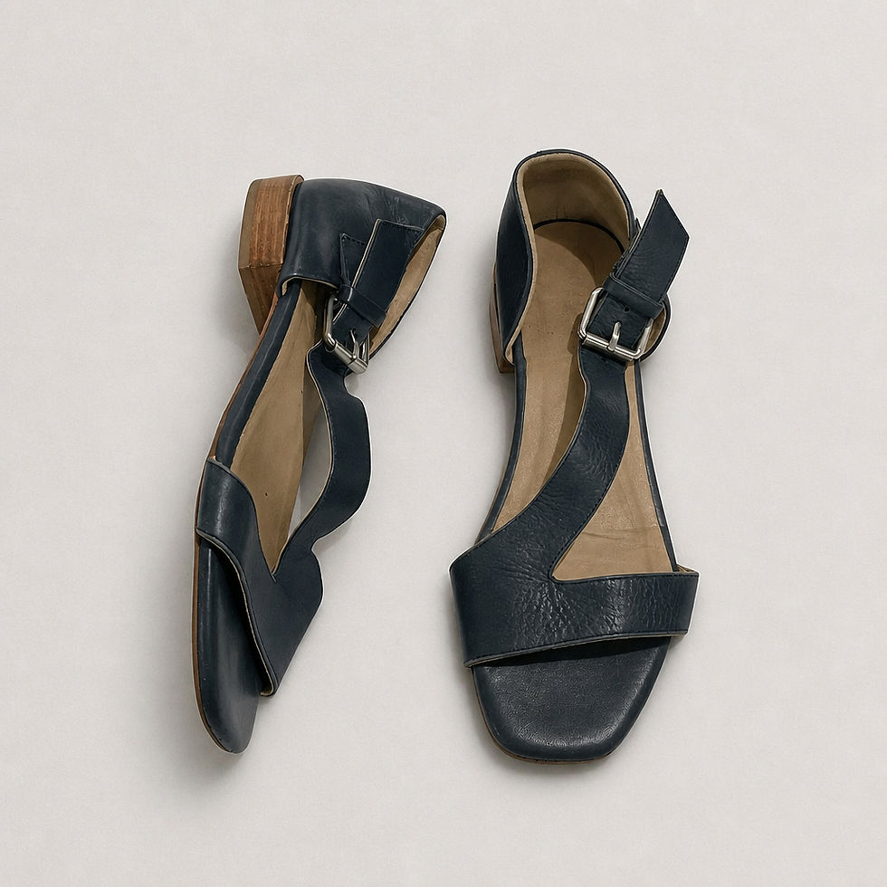Thumbnail: Trenery leather shoes, size 7