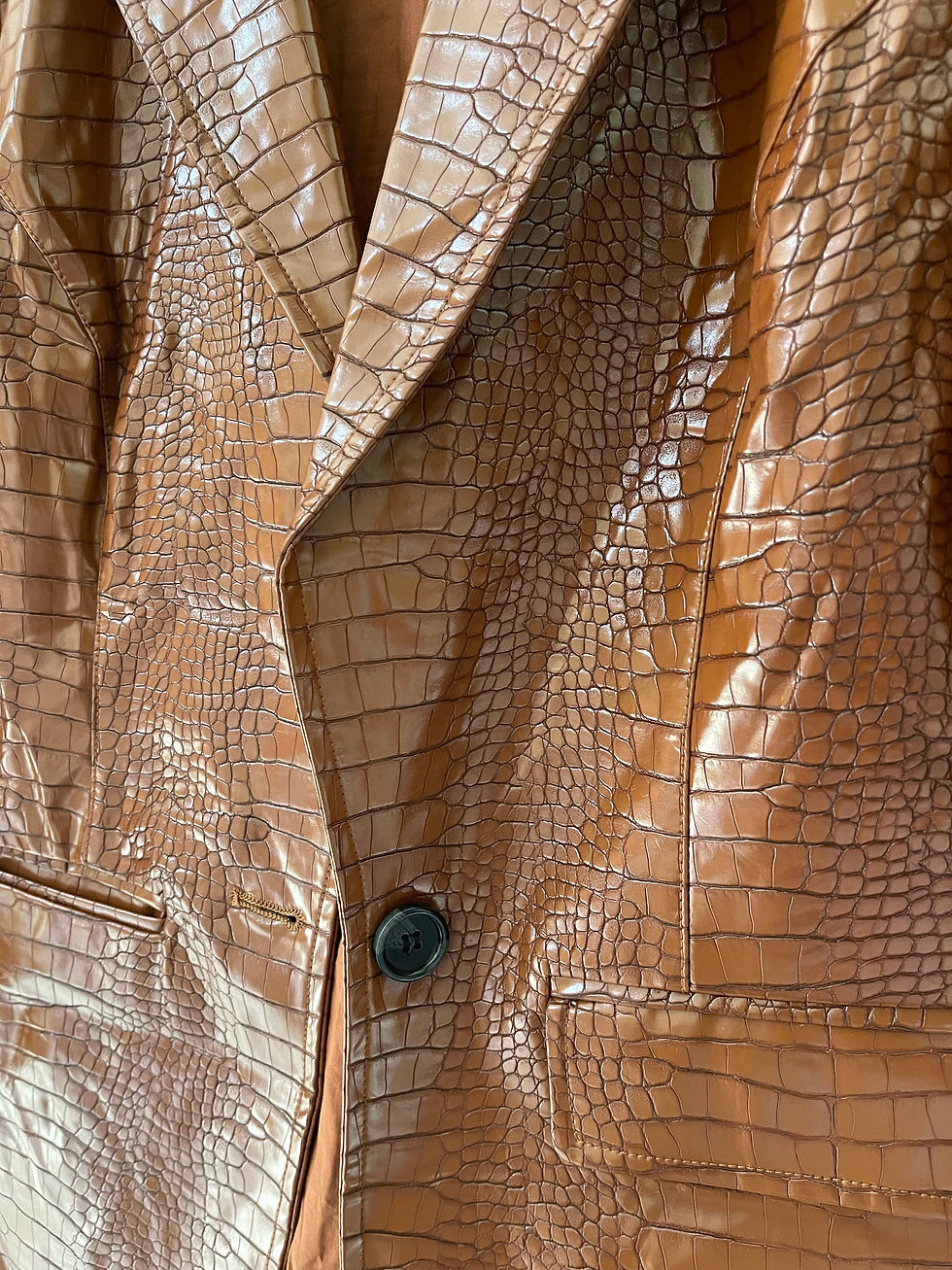 Thumbnail: Glamorous PU jacket, size 12