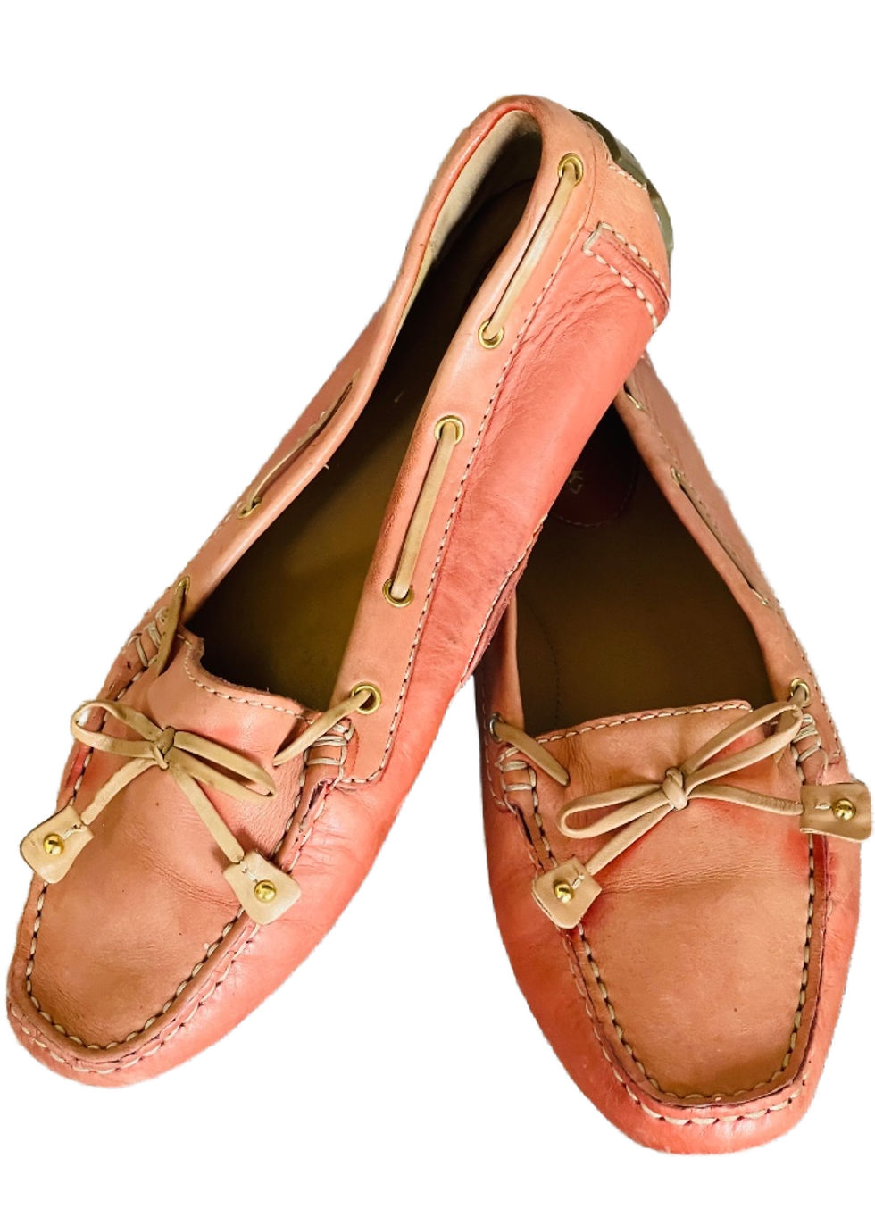 Thumbnail: Clarks leather moccasins, size 5