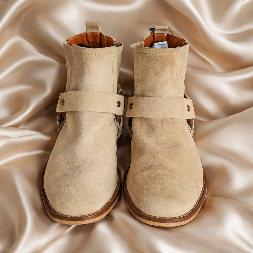 Thumbnail: Next signature suede boots, size 5