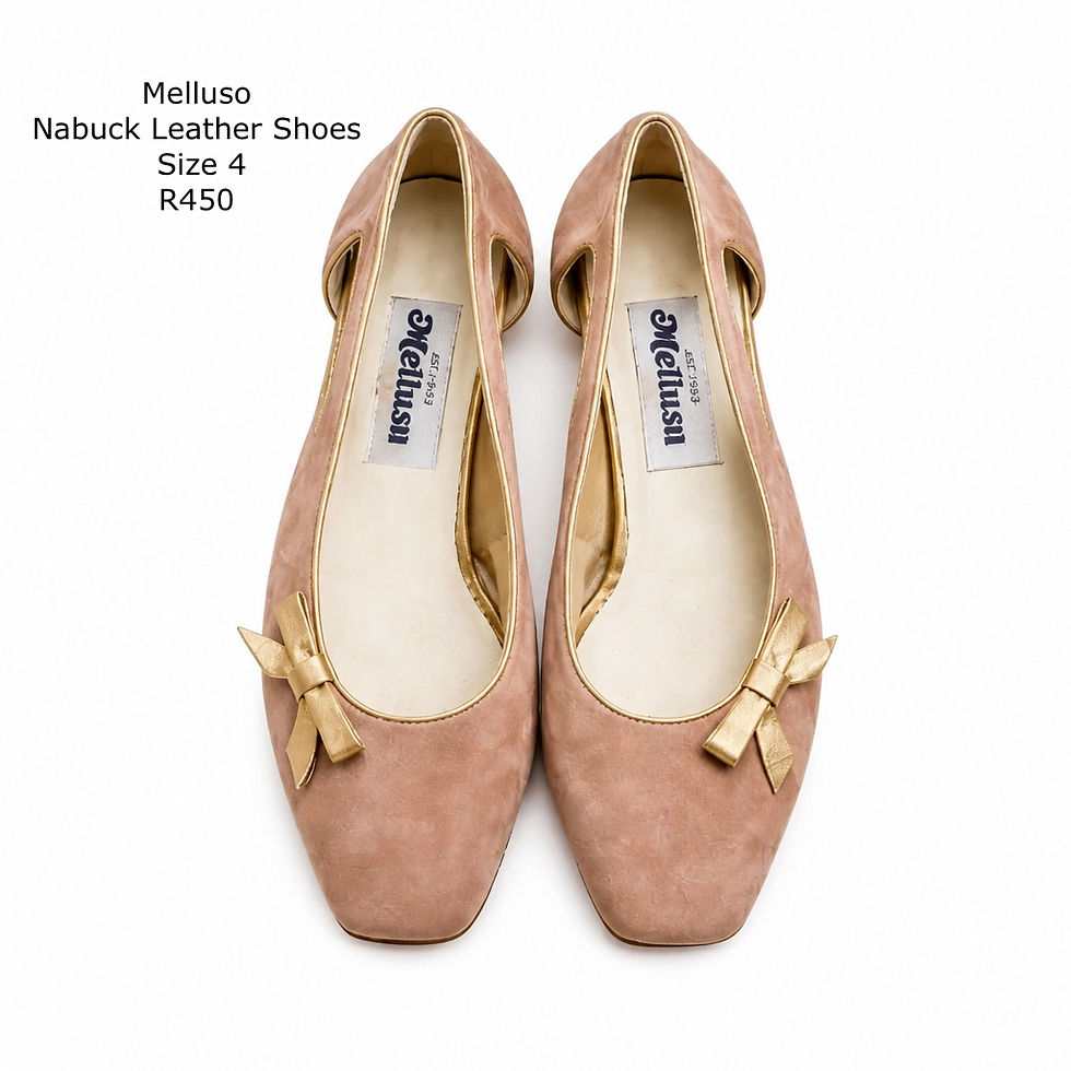 Thumbnail: Melluso nabuk leather shoes, size 4