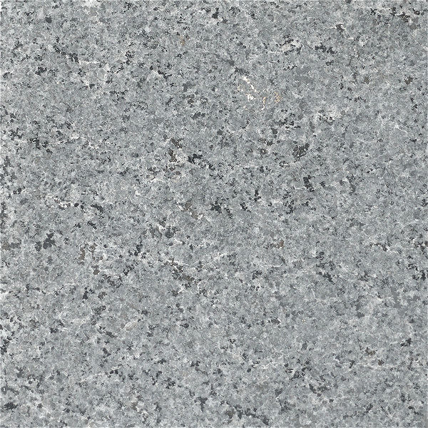Honed Brindle Granite surface featuring a smooth matte finish that highlights the stone's consistent fine-grained salt-and-pepper mineral structure.