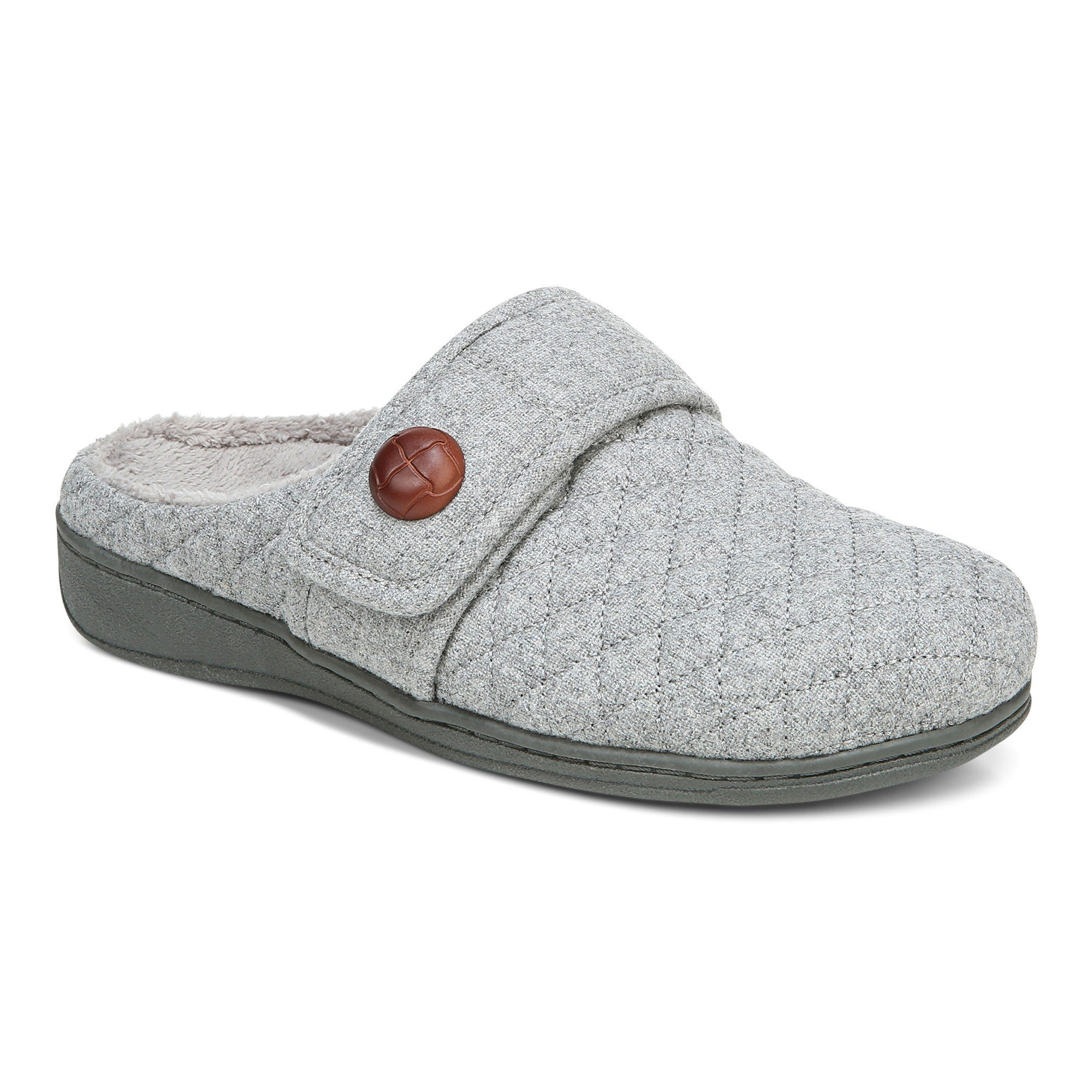 Vionic Carlin Grey Slipper