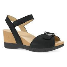DANSKO STELLA BLACK SANDAL