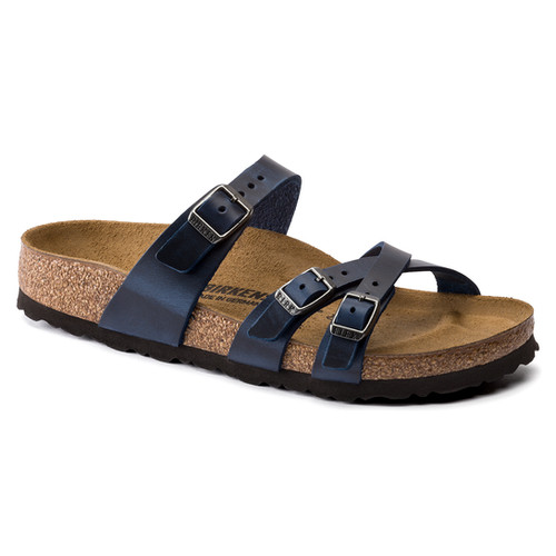 Franca NAVY BLUE Leather | Fox Valley Birkensto