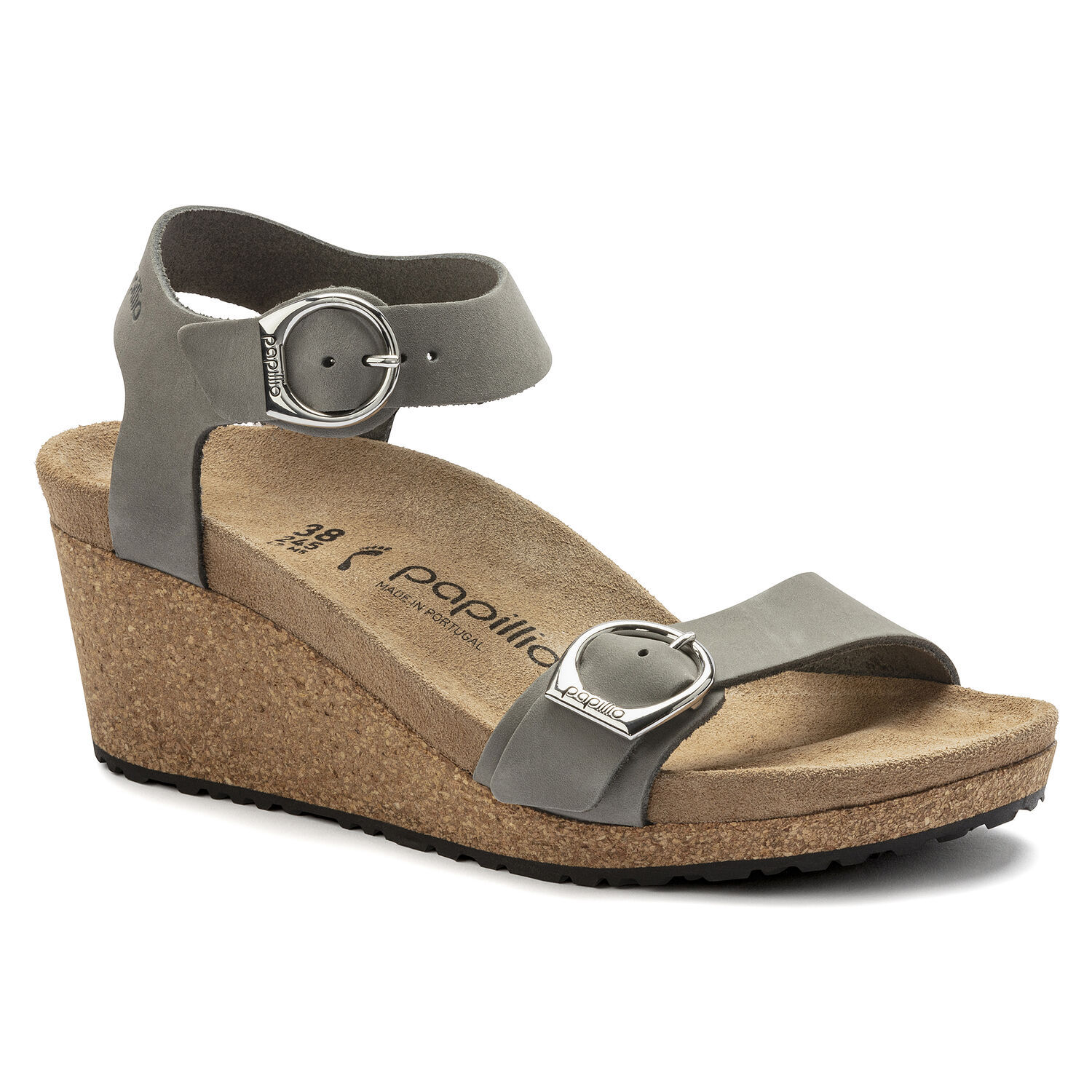 Papillio Soley  Dove Grey  Wedge Sandal
