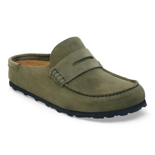 [美品] 42 BIRKENSTOCK NAPLES WRAPPED THYME BIRKENSTOCK Naples WRAPPED CLOG THYME Suede | Fox Valley Birkensto