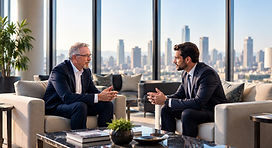 FARTHINGTONS Team to LA - Steve and Client in LA.jpg