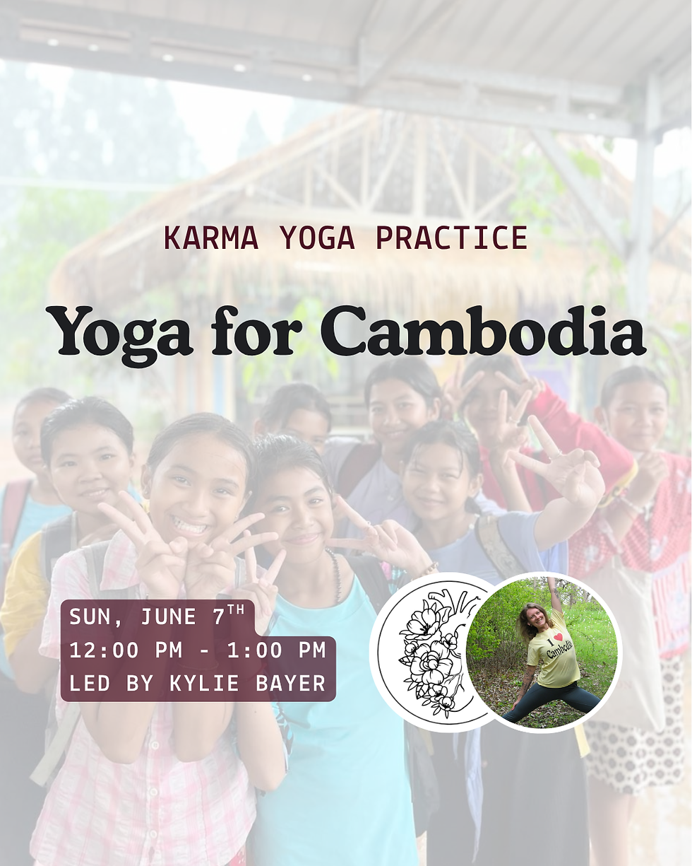 Yoga for Cambodia with Kylie