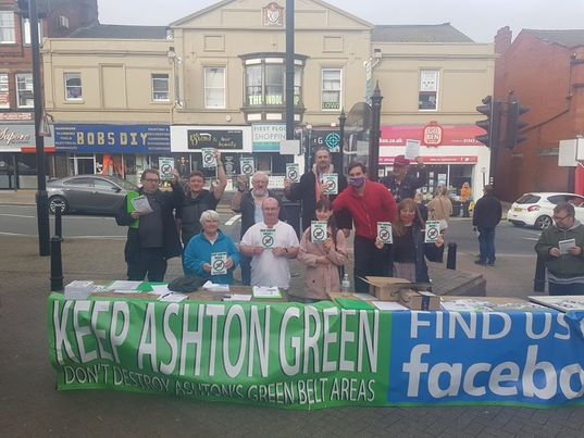 Protesters Defend Ashton Green Belt