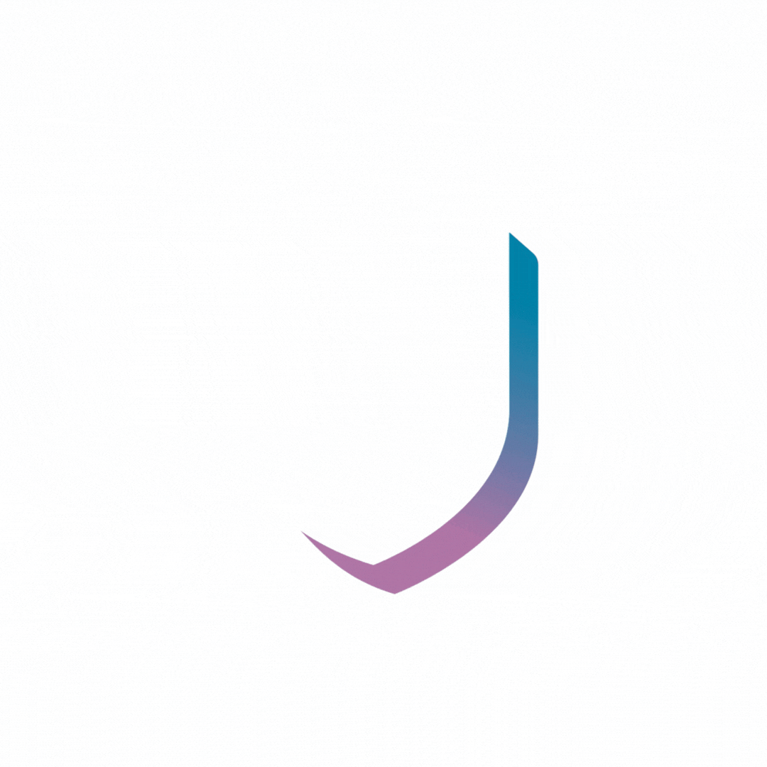 half of a shield with a animated check mark gif
