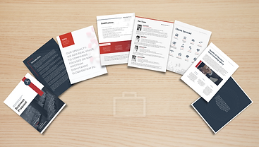 Business proposal documents portfolio