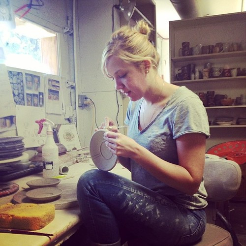 making ceramic art
