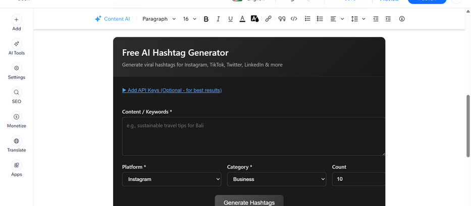 Free AI Hashtag Generator: Boost Your Social Media Reach with Smart Hashtags