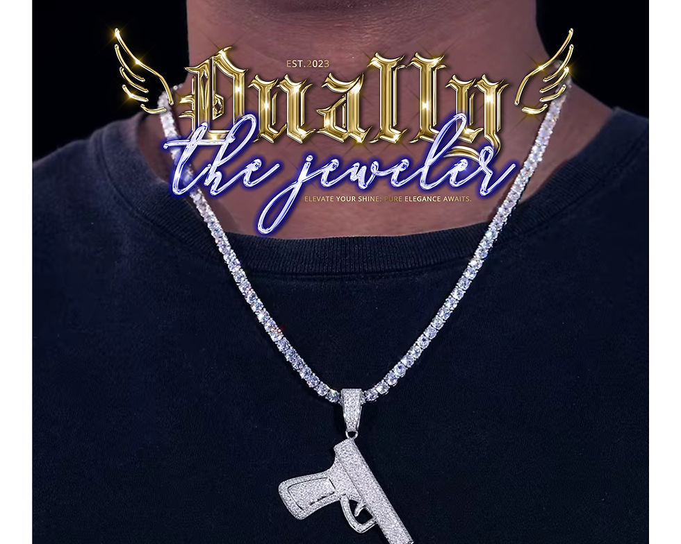 Thumbnail: 925S VVS Glock Pendant