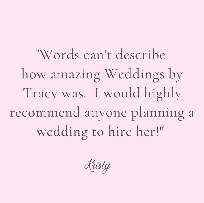 Weddings by Tracy Winston Salem NC Wedding Planners