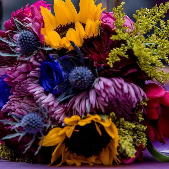 summer bridal bouquet