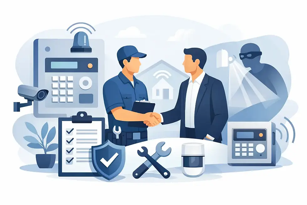 What an Intrusion Alarm Maintenance Agreement Covers