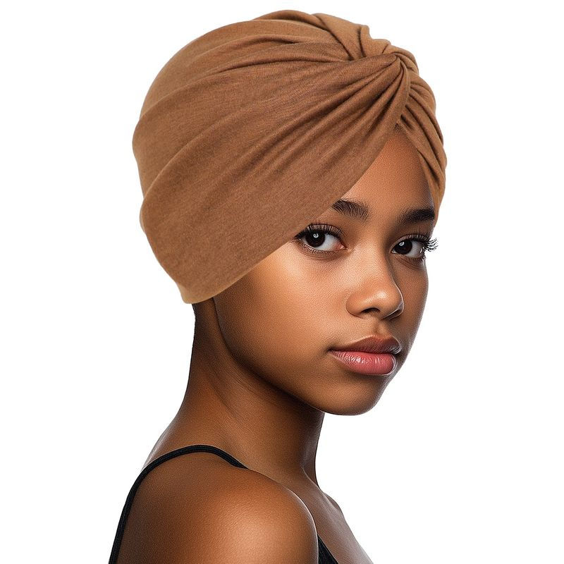 Thumbnail: HS0110 African Turban for Women Knotted Hairwraps for Sleeping Turban Headwraps