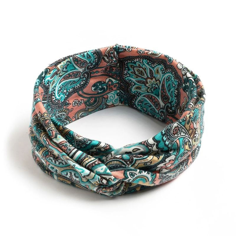 Thumbnail: Colorful Spring Flower Satin Headbands for Women, Silk Feel, Soft
