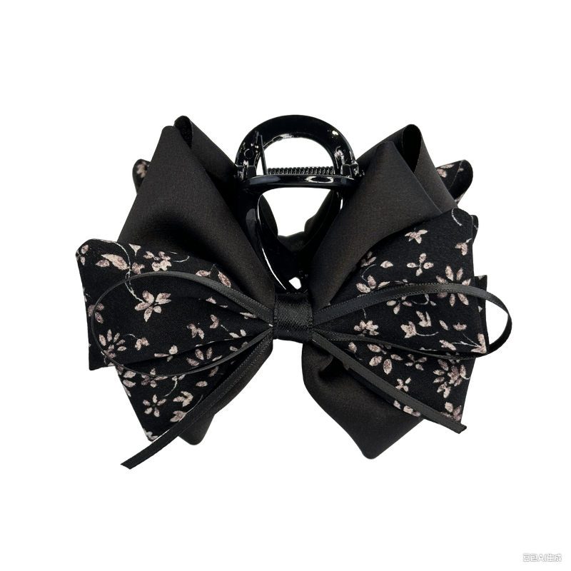 Thumbnail: ZJ10115 Elegant Fashion small flower Sport Bow Hair Claw Cute Hair Claw