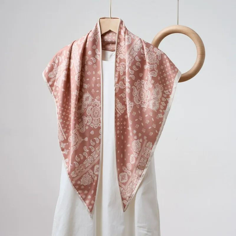 Satin Head Scarf Neck Scarf Hair Scarf Silk Head Scarf Silk Banda