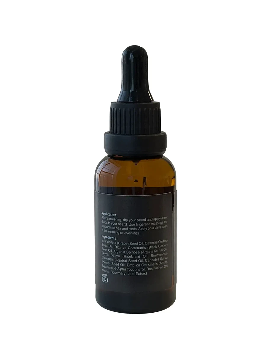 Hemp Infused Beard Growth Oil - Unscented | La Saint's Beauty