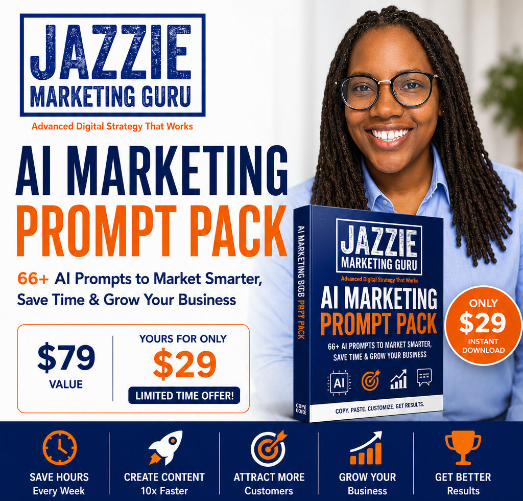AI Marketing Prompt Pack | Jazzie Marketing Guru