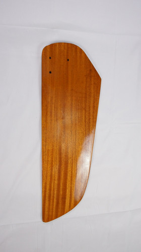 Sunfish Rudder - New Style - Mahogany | Bobby's Boat Works